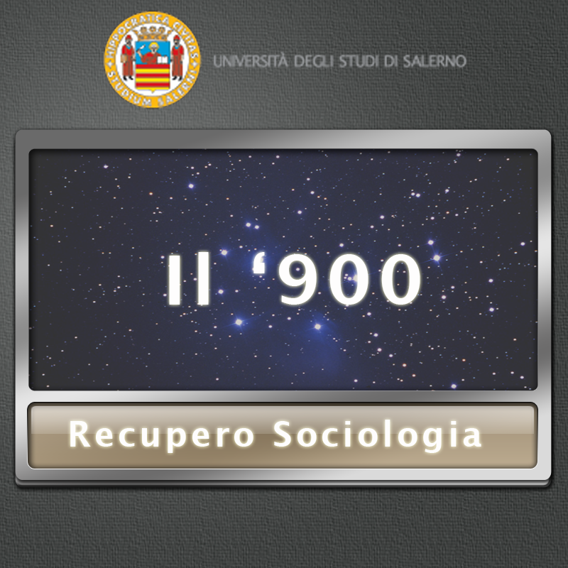 Recupero di sociologia: il 900